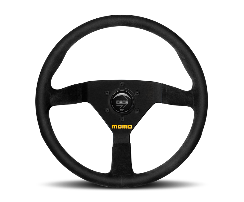 Momo MOD78 Steering Wheel 350 mm - Black Suede/Black Spokes