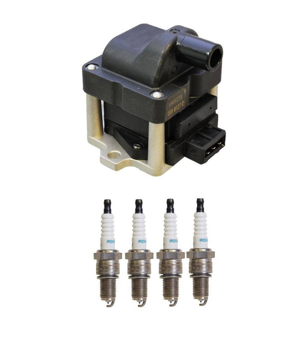 VW Ignition Coil Kit (4 Pieces) (Gap 0.027) 6N0905104 – Denso