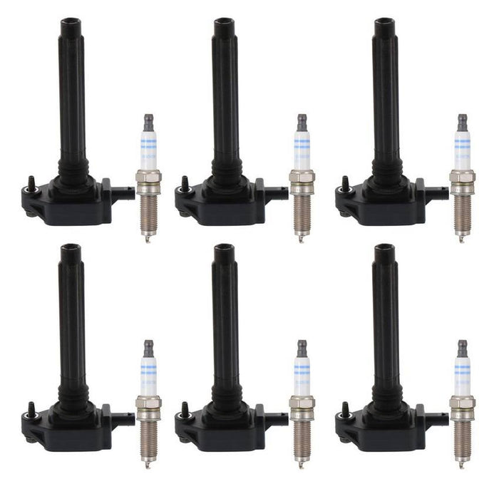 VW Ignition Coil Kit (6 Pieces) (Iridium Platinum) 7B0905715C – Bosch