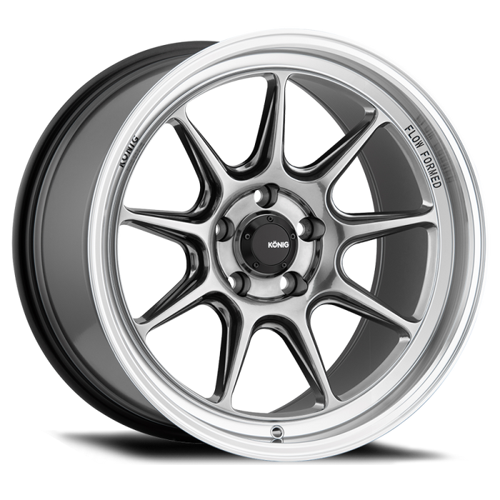 Konig Countergram 18x8.5 5x112 ET43 Hyper Chrome / Machined Lip