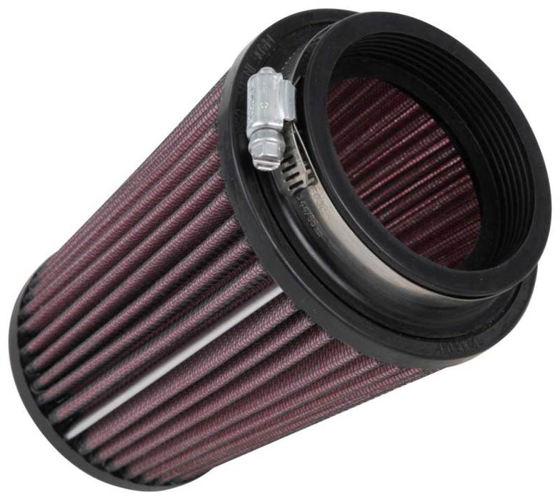 K&N Filter Universal Rubber Filter 3 Flange 4 1/2 Base inch 3 1/2 inch Top 5 3/4 inch Height