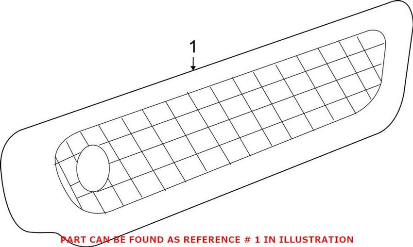 VW Side Marker Light – Front Driver Side 7L6945071B