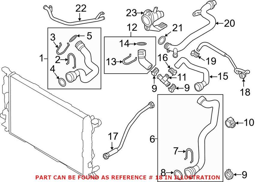 Bapmic Water Hose Bf0426660944