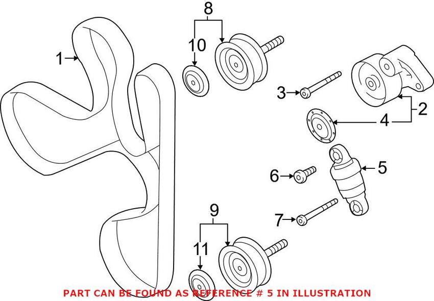Bapmic Drive Belt Tensioner Bf0437220071
