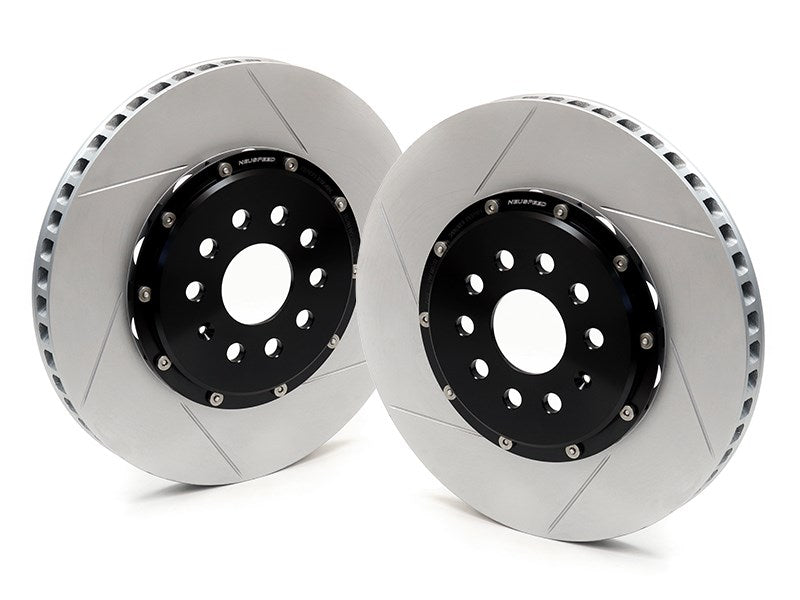 2-Piece Floating Brake Rotors | Front 340mm Slotted • MQB