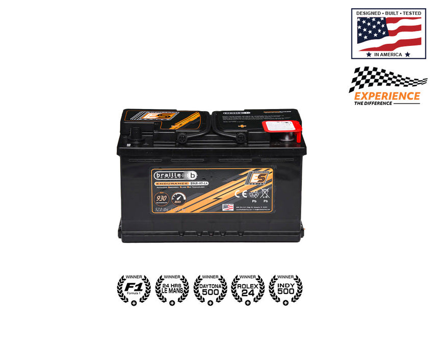 Braille Battery 94R-H7-L4 Endurance AGM Battery 930 CCA - B94R-H7-L4