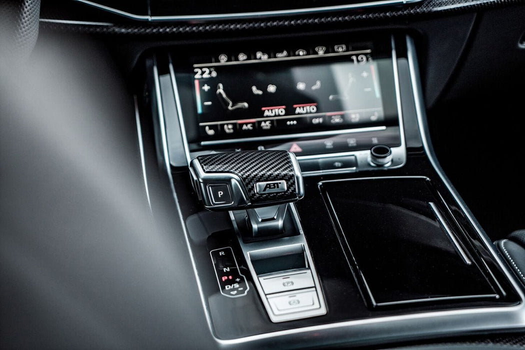 ABT Carbon Fiber and Leather Shift Knob Cover | Audi