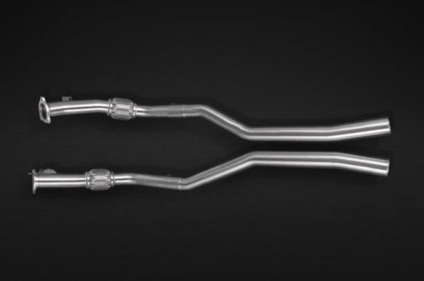 Audi RS4/5 (B9/F5) – Pre-Silencer Delete Pipes (for Capristo) 02AU00503009
