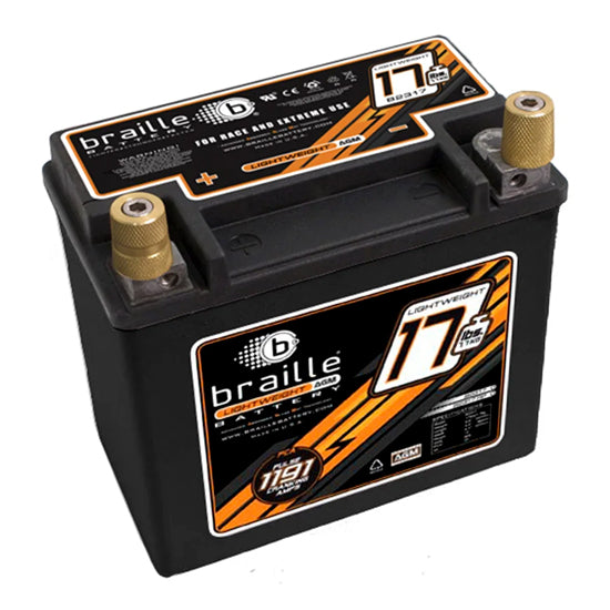 Braille Battery Racing Battery 17lbs 1191 PCA 6.8x4.0x6.1 - B2317