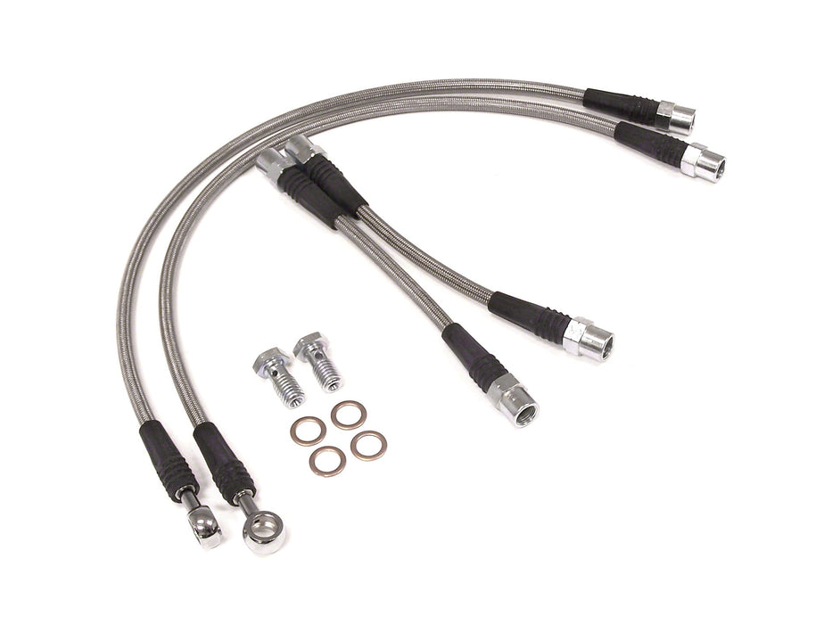 Stainless Steel Braided Brake Line Set - VW Mk4