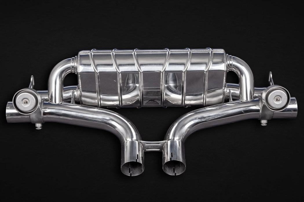 Capristo Exhaust system up to the OEM separation point, for using the original actuators, without approval for Audi RS Q8 - 02AU11903016