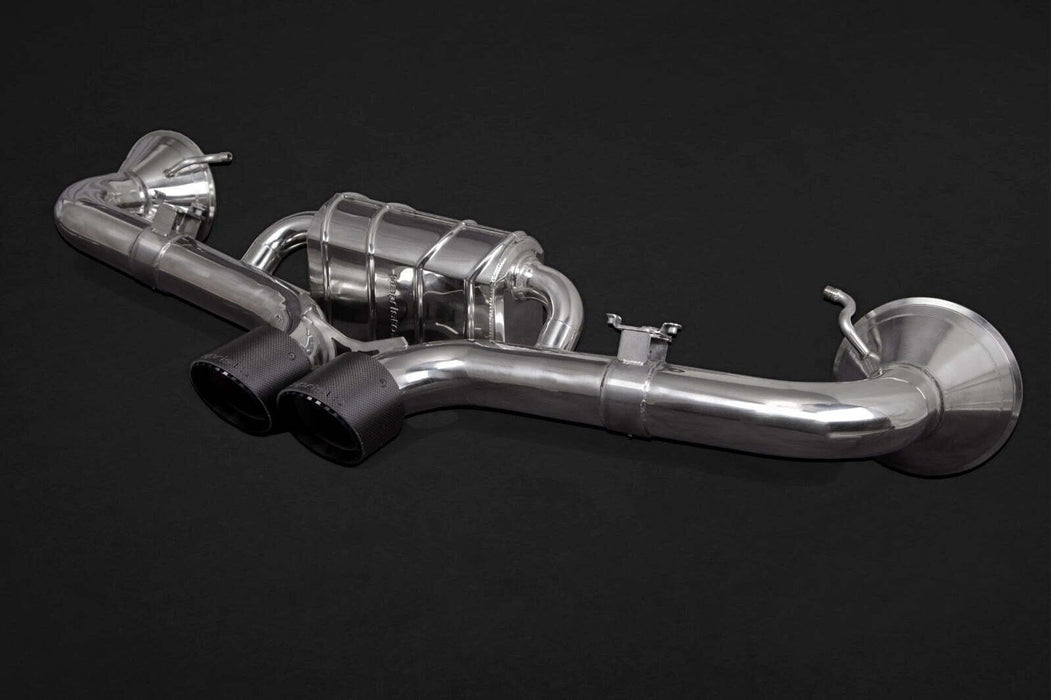 Capristo Rear Muffler Kit for use the OEM actuators for Porsche 992 GT3 - 02PO08603014