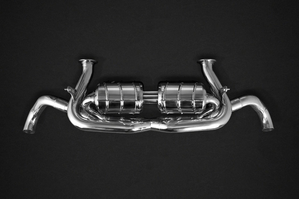 Capristo Valved Exhaust System Kit (With Catalytic Converters) for Audi R8 Post Facelift - 02AU00803013