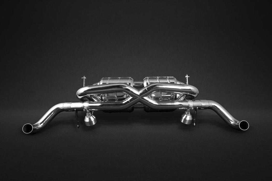 Capristo Valved Exhaust System Kit (With Catalytic Converters) for Audi R8 V8 Pre Facelift - 02AU00803012