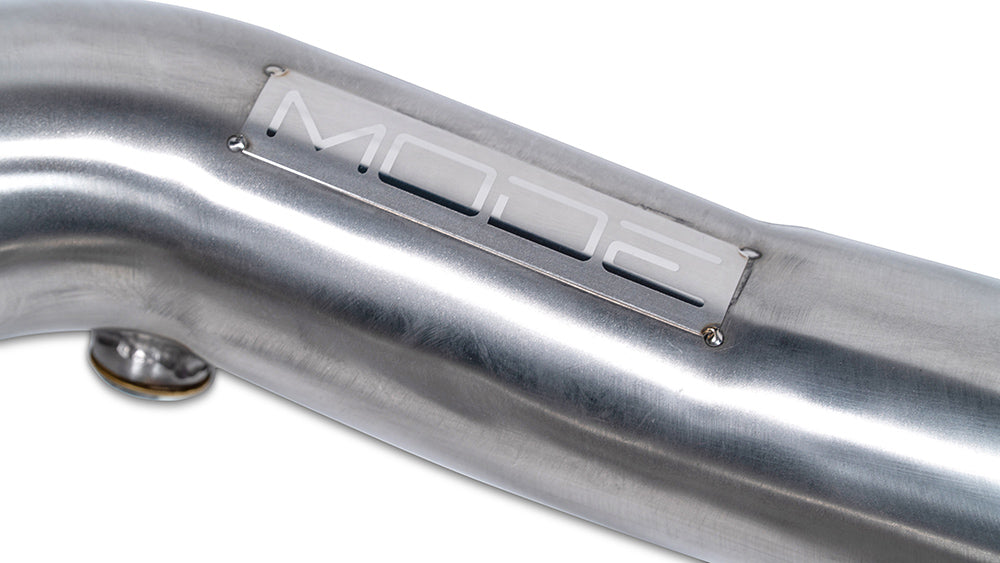 MODE Design Decatted Downpipes w. Heatshield for McLaren 540C 570S 570GT 600LT 650S 675LT MP4-12C & P1 3.8T V8 M838T