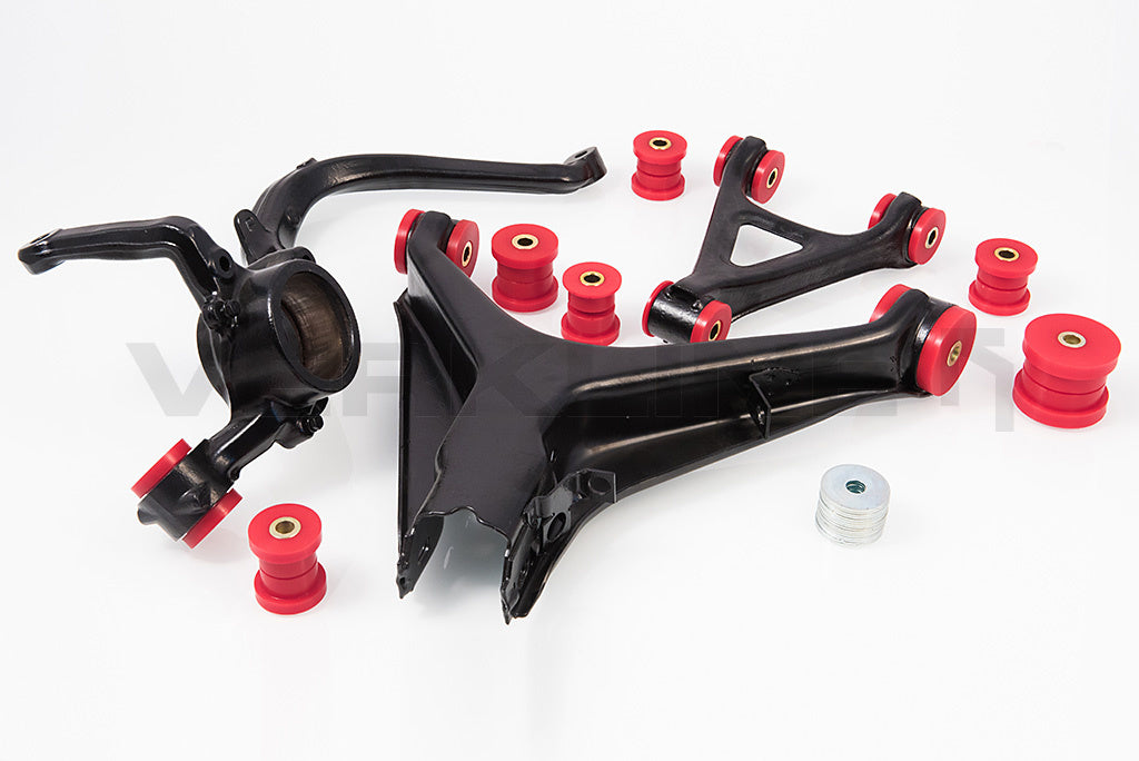 Full Rear Polyurethane Bushings Set - Audi B4/B5 Steel (Street hardness)