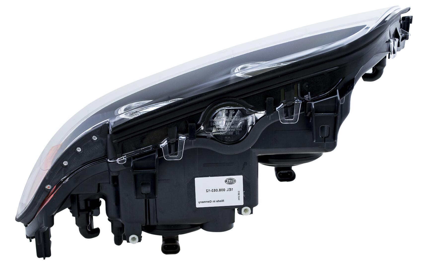 BMW Headlight Assembly – Passenger Side (Halogen) (w/ Clear Turnsignal) 63126902518 – Hella 008053121