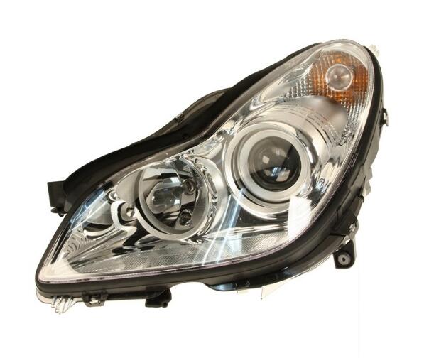 Mercedes Headlight Assembly – Driver Side (Halogen) 2198204161 – Hella 008821051