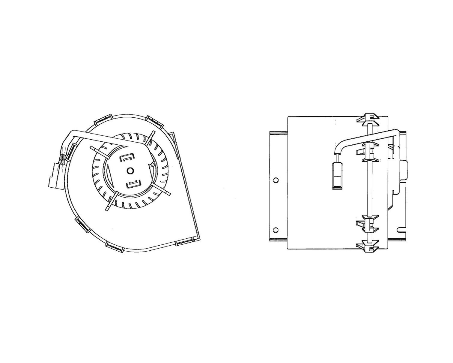 Sprinter Heater Fan Motor – Behr Premium 009158511