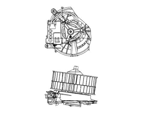 Mercedes Heater Fan Motor 2209060100 – Behr Premium 009159211