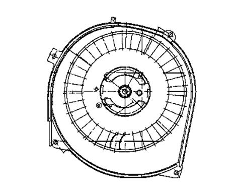 Mercedes HVAC Blower Motor 1268200542 – Behr 009159321