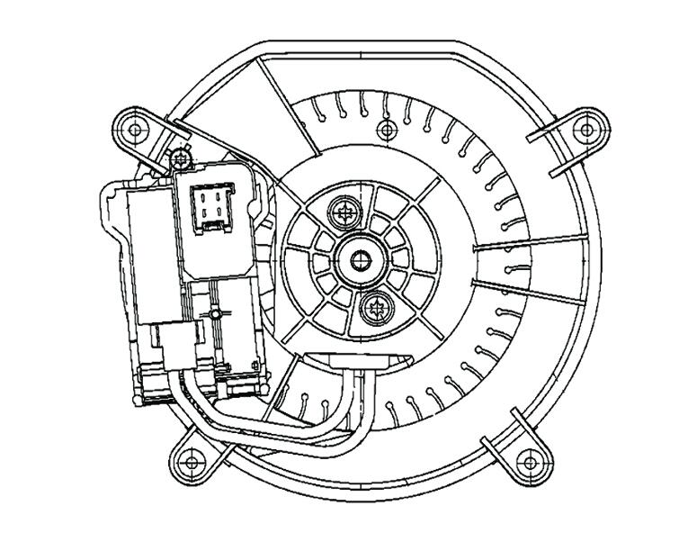 Mercedes HVAC Blower Motor 2118300908 – Behr 009159601