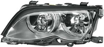 BMW Headlight Assembly – Passenger Side (Halogen) 63127165786 – Hella 010053021