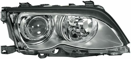 BMW Headlight Assembly – Passenger Side (Xenon) 63127165792 – Hella 010053041