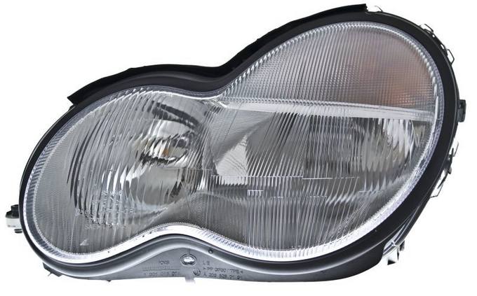 Mercedes Headlight Assembly – Driver Side (Halogen) 2038200961 – Hella 010061011