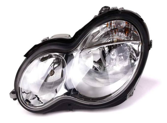 Mercedes Headlight Assembly – Driver Side (Halogen) 2038201559 – Hella 010063011