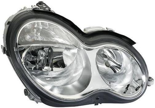 Mercedes Headlight Assembly – Passenger Side (Halogen) 2038203661 – Hella 010063021