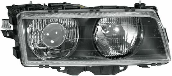 BMW Headlight Assembly – Passenger Side (Halogen) 63128352744 – Hella 010066021