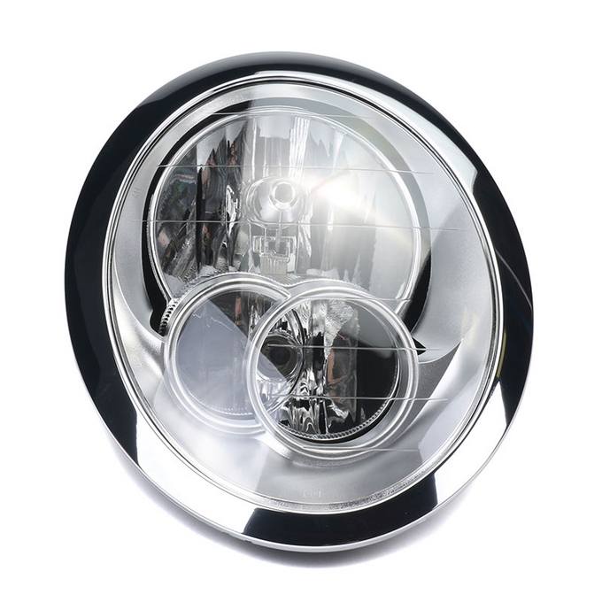 Mini Headlight Assembly – Passenger Side (Halogen) 63127198734 – Hella 010068021