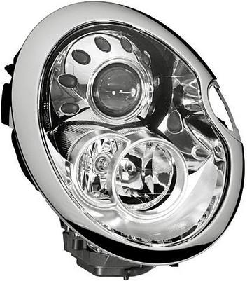 Mini Headlight Assembly – Passenger Side (Xenon) 63127198740 – Hella 010068041