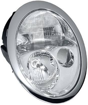 Mini Headlight Assembly – Passenger Side (Halogen) 63126911706 – Hella 010071021