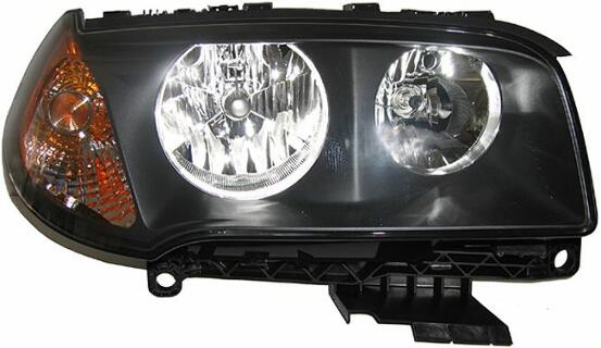 BMW Headlight Assembly – Passenger Side (Halogen) 63123418424 – Hella 010166041