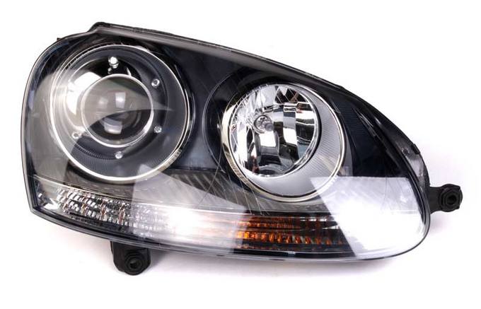 VW Headlight Assembly – Passenger Side (Xenon) 1K6941040B – Hella 010168021