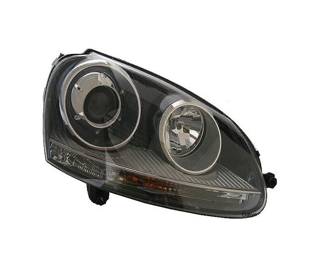 VW Headlight Assembly – Passenger Side (Xenon) 1K6941040B – Hella 010168021