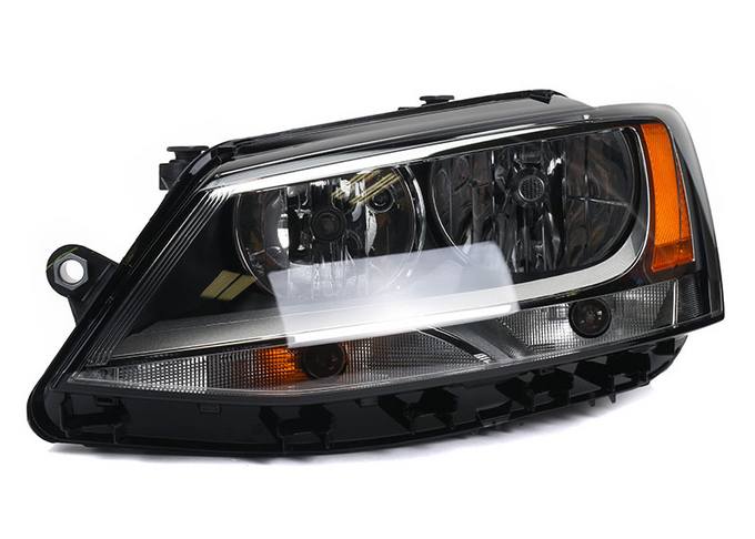 VW Headlight Assembly – Driver Side (Halogen) 5C7941005 – Hella 010395051