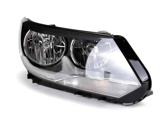 VW Headlight Assembly – Passenger Side (Halogen) 5N0941006C – Hella 010749261