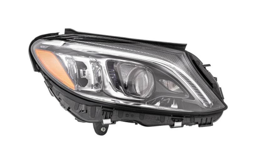 Mercedes-Benz Headlight Assembly – Passenger Side – Hella 2059066704