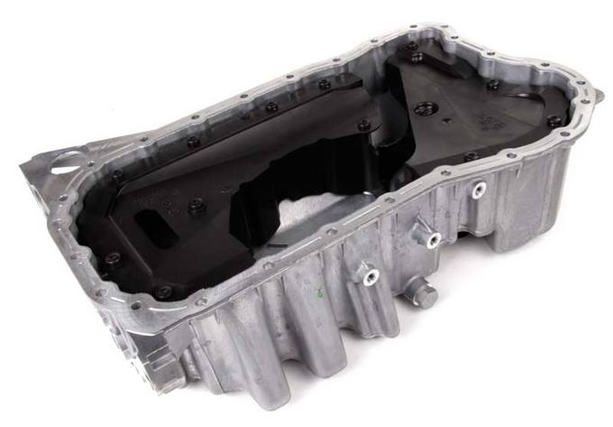 Audi VW Engine Oil Pan (w/ Oil Level Sensor) 022103601R