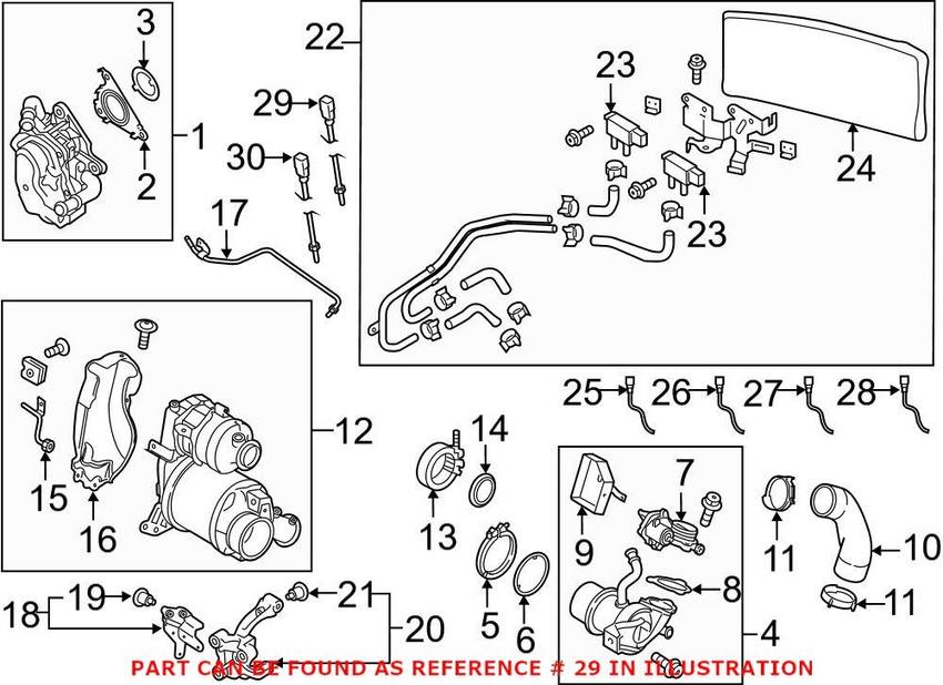 VW Oxygen Sensor 04L907807AD