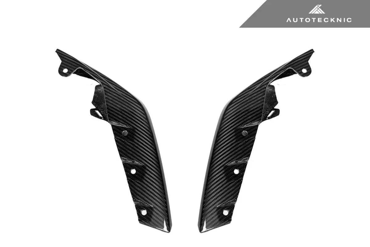 AutoTecknic G8X M3 / M4 Dry Carbon Front Aero Splitter Set