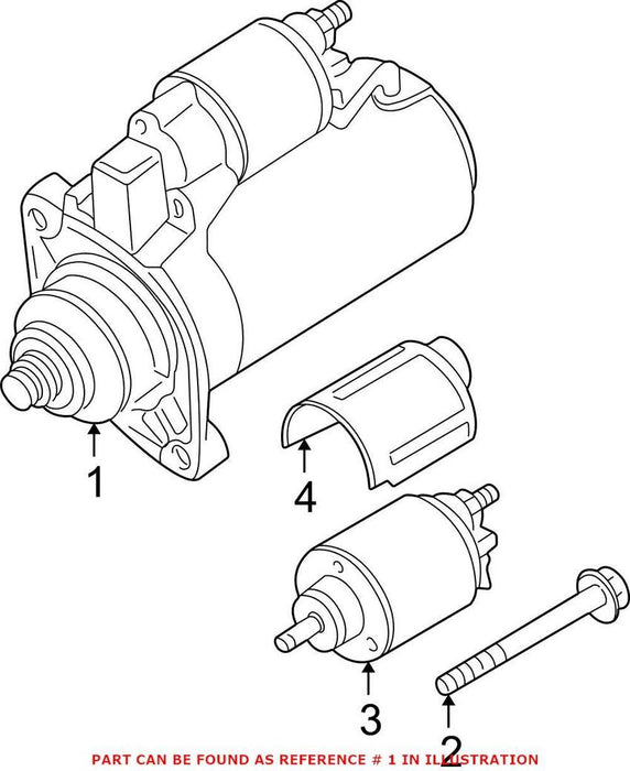 VW Starter Motor 06B911023AX