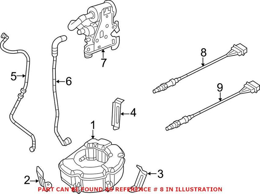 VW Oxygen Sensor – Front 06G906262F