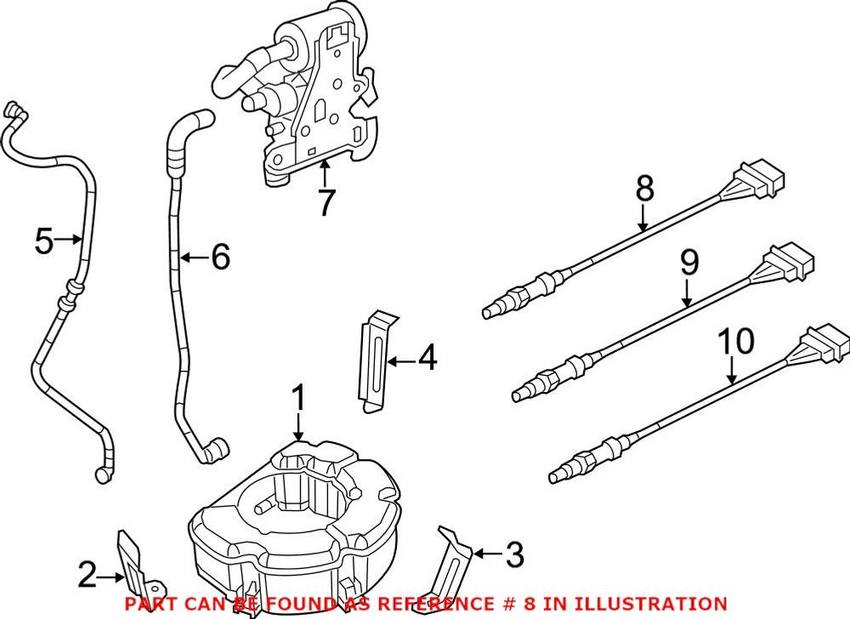 VW Oxygen Sensor – Front 06J906262AD