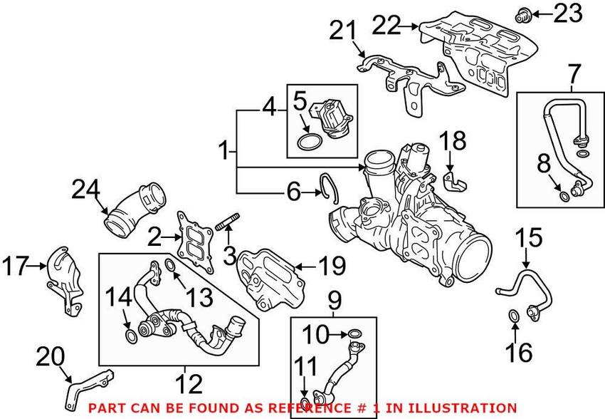 VW Turbocharger 06K145721L