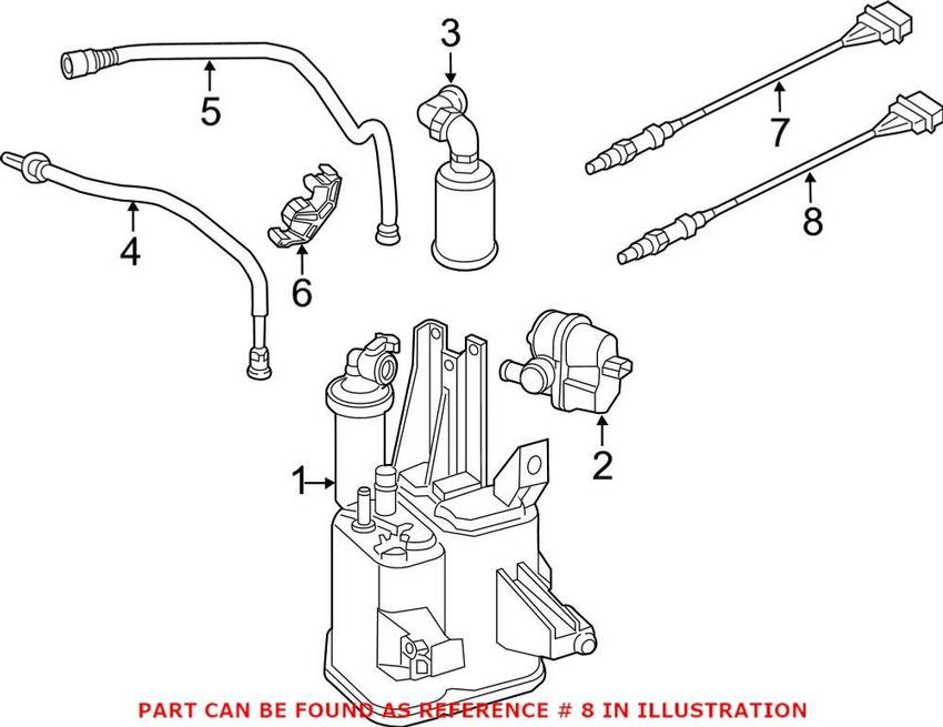 VW Oxygen Sensor – Rear 06K906262E