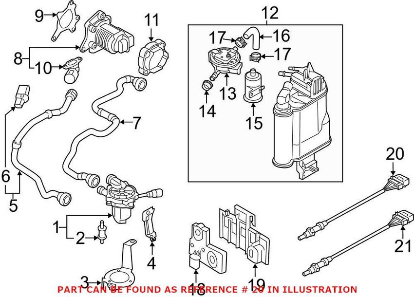 VW Oxygen Sensor – Front